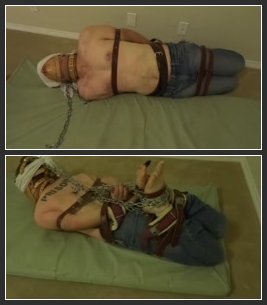 ForceBound –   Hogtied By Man In Harness Boots