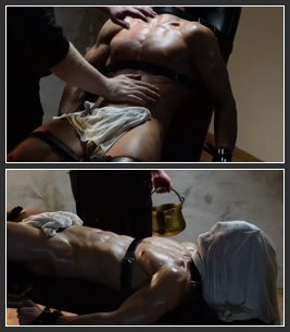 Muscular Jock Was Tortured, Waterboarding, Gut Punched, Navel Torture Pt1