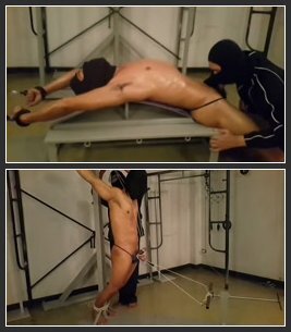 Nchaiyo 3 Beautiful Asian Guy Stretched Wax Torture