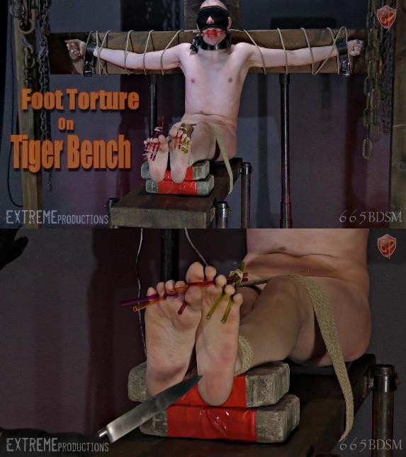 665BDSM – Foot Torture On Tiger Bench