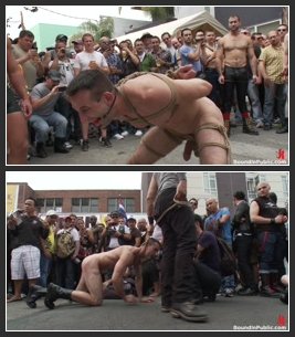 KinkMen – BoundInPublic – Muscle Slave Is Stripped Naked, Used And Humiliated – Josh West, Jason Miller, Spencer Reed (September 25, 2023)