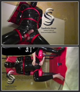 SadisticStan – Chinese Boy Worn Full Latex Suit Been Tied And Edged Season 2
