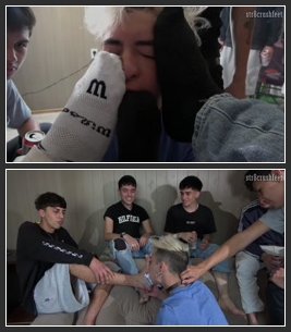 Clips4Sale – Str8crushfeet – Fratermity Party With a Foot Slave OMG 70 Toes For Dinner Part I