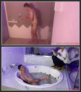 Clips4Sale – Smoke Hunter – Boy Gets Caught Jacking Off In The Shower (Spycam)