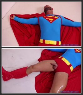 WatchFighters – pumpaction – Superman in Trouble (Superhero, Superman, Gagged, Knockout)