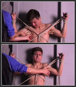 Tied Pegged CBT Torture – RopedStuds