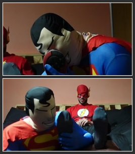 Sniffing Superman and Flash – Fer All for Pleasure