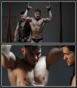 Ronan Muscle Slave Workout Nipples And Whipping
