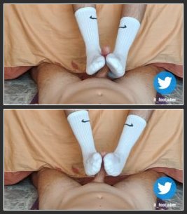 White Nike Sockjob – Italian Footjober