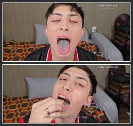 Str8crushfeet – Dimitri Eat Person Turned Into Gummies – Sexy Big Wet Mouth
