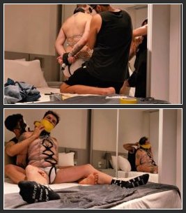 Tonny Tape BR – Dominated by Dom Ícaro (Gay Bondage, Gay Domination, Edging, Chains, Foot Fetish)