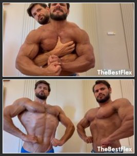TheBestFlex – SPECTACULAR – Ultimate Muscle Duo Pec Show with Airon and The Beast