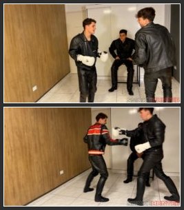 Smoke Hunter – Boxing Night Twist: Young Motorcycle Recruits Bound As A Prank