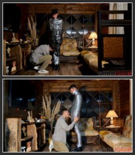 SADOHAUS – Leather Boy Is Mummified To Be Sucked And Ridden
