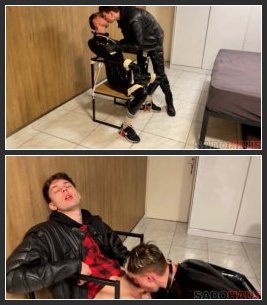 SADOHAUS – Latex Slave Boy Bound And Fucked By Young Leather Master