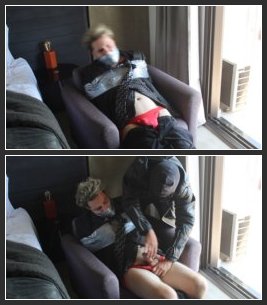 Tonny Tape BR – The Intruder (Gay Domination, Tape Bondage, Suit & Tie, Gagged)