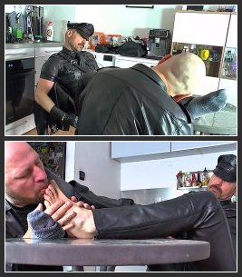 CzechMaleFoot – The Master In Leather Lets Ben Worship His Feet Mel Has Been Sweating In Her Shoe…