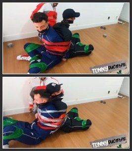 Tonny Tape BR – Tape Bondage With Mauro & BondageStripes (Gay Bondage)