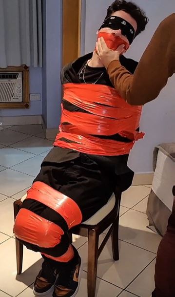 Tonny Tape BR – Tonny Tape Dominated By An Intruder (Gay Bondage)